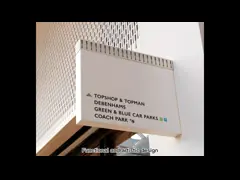 Торговый центр строя каталог Signage Wayfinding подписывает одно обслуживание стопа video