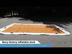 Muelles de jet ski flotantes Yacht Pontoon Plataforma inflable Yacht inflable Muelle para agua