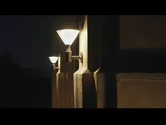 Die Cast Aluminum  20w Wall Mounted Solar Light outdooer wall lamp With 3.2v 8000mAh Battery