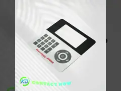 Прочный изготовленный на заказ переключатель кнопочной панели мембраны с верхним выбивая прилипателем 3М video