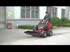 Затяжелитель кормила скида затяжелителя начала Crawler LH380S разносторонний резиновый отслеживаемый мини с CE video