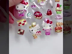 Стикер Sanrio изготовленного на заказ мультфильма пены 3d Kawaii милого тучный заполненный для детей video
