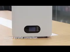 Стена перезаряжаемые батареи Powerwall 100Ah 5KW Lifepo4 установленная для системы солнечной энергии video