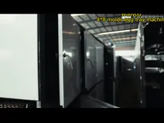 plateau des oeufs 380V/220V faisant la machine pour le traitement de rebut de carton