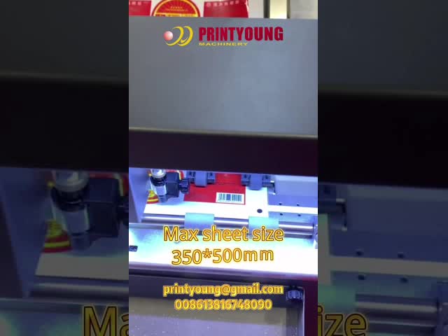 Folha totalmente automático adesiva da etiqueta de Digitas da adsorção máquina cortando SF-350 da meia