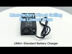 Umini portable electric bicycle charger 48v2a 12v6a Lead acid Li-on battery charger