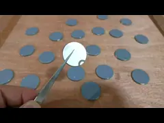 30mm 13pF Piezoelectric Ceramic Disc High Frequency Ultrasonic Crystal Disc Transducer