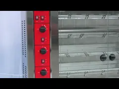 Электрический создатель жареного цыпленка штаног печи 6 Rotisserie цыпленка SS201 video