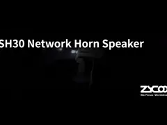 Стена диктора рожка водоустойчивой системы диктора ПА ИП на открытом воздухе/поляк установленные с поддержанным ПоЭ video