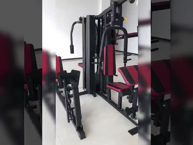 OEM 6mm ジム フィットネス機器 5 人の総合的なトレーナー ステーション
