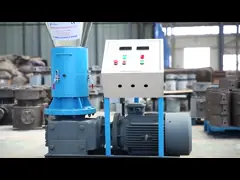 PLC 500 кг/ч Древесные пеллетные заводы Линия производства древесных пеллет video