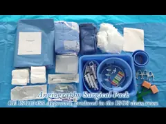 Disposable Femoral Radial Angiography Drape Pack For Hygienic Surgeries