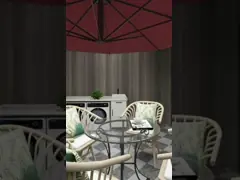 Матовая глазурованная керамическая рустикальная плитка серая 40x40см для внутренних стен и пола video