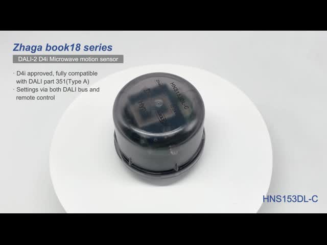 HNS153DL-C Zhaga Book 18 Função SYNC Sensor de movimento por radar de micro-ondas