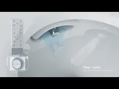 Легкая установка сантехнических изделий закрыть туалет топления цвета шара круглой табуретки белого цвета video