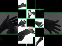 Напудрите свободные устранимые перчатки рассмотрения латекса лаборатории перчаток латекса video