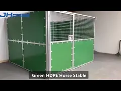 Customized European Horse Stalls Featuring Welded Panels In Portable Horse Stable