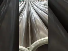 Smooth Flanged UHMWPE Pipe 2 - 12m For Various Applications