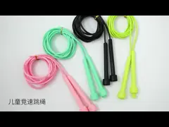 Пвк скакалки фитнеса длины 4.3мм 2.8м для взрослых и детей video