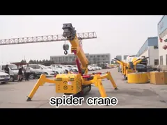 3 кран паука кранов на гусеничном ходе 12v 45AH лифта дистанционного управления собрания тонны беспроводной video