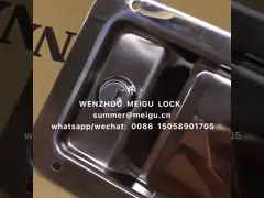 Ящик для инструментов тележки автозапчастей запирает отполированную зеркалом нержавеющую сталь 304 video