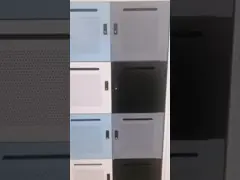 Картотека H1850*W900*D450mm офиса шкафа почтового ящика 8 дверей стальная video