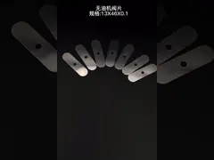 Металл плиты клапана штемпелюя части металлического листа округлой формы частей video