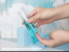 пластиковая упаковка PP ЛЮБИМЦА удаления макияжа 50ml 60ml разливает по бутылкам с размером Samll насоса прессы video