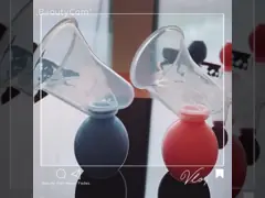 Бес BPA латекс силиконовый ручной грудной насос с бутылкой для сосания ребенка video