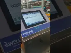 Маленькие струйные принтеры для кодировки чернил Промышленный принтер CIJ с картриджами чернил video