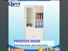 Сделайте водостойким постучайте шкафом дисплея металла двери вниз сползая стекла video