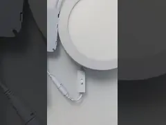 На открытом воздухе поверхность потолочного освещения установила CE RoHS AC 10W 15W 25W 85-265V video