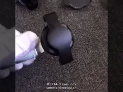 Промышленный замок поворота на четверть шкафа Кейлесс с устройством Падлок video