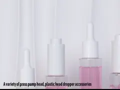 Custom Clear Cylinder 30ml 40ml 50ml 60ml Serum Lotion Bottle Packaging