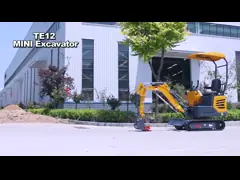 Регулируемая скорость мини-скальтовый экскаватор 1.2T для малых проектов video