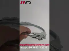 Bağımsız Sızdırmazlık Halkalı Hava Geçirmez Oem Hızlı Açılan Kanal Hortum Kelepçeleri