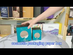 коробки толстой изготовленной на заказ свечи 2mm упаковывая с материалом картона бумаги с покрытием video