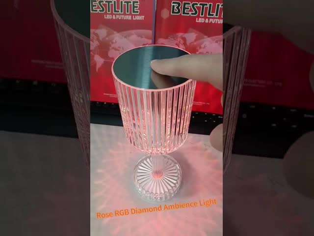 Настольная лампа цилиндра Gatsby с СИД перезаряжаемые светлые 16 RGB 30Lumen дистанционного управления видео