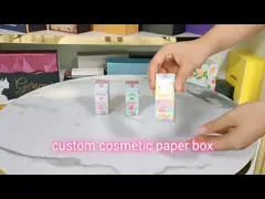Rectangle Cosmetic Paper Box Packaging Essential Oil Skincare Products
