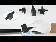 Bridge Suspension Wire Suspension 2 Wire Track Rail System Aluminum