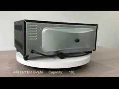 печи Fryer воздуха 240V 18L управление таймера цифров умной комбинированное video
