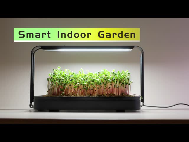 キットを育てる屋内 Microgreens はシード パッドが付いている完全なスペクトル LED の成長ライトを自動化しました