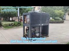 China FH80 ZB76L KUB factory auto cold room compressor 10hp copeland compressor R404A condensing units efficient refrigeration supplier