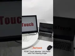23.8 Inch Pcap Touch Monitor 1920x1080 High Resolution For Kiosks