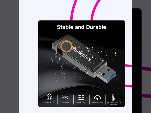 O polegar liga de zinco de USB conduz o mini Pen Drive do disco do OEM Lenovo Thinkplus MU221 U