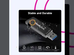 Мобильное запоминающее устройство FCC 20 мм Lenovo TU203 Водонепроницаемый компьютерный флэш-накопитель video