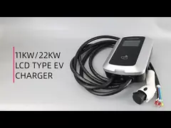Одиночное оружие 16A 32A 4,8 зарядная станция установленная стеной EV Wifi экрана соединилось video