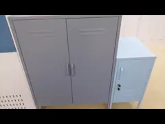 Современные нога шкафа хранения 4 металла двери качания стиля тонкие регулируемая video