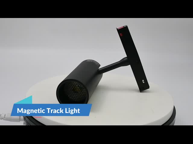 Black 48v 20mm 35mm Surface Mounted Track Lighting Fast Heat Dissipation