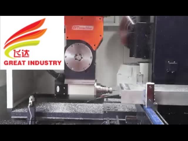 Алюминиевая стальная многоголовая коробка для нажатия р 25ум 5-осевой обрабатывающий центр циркулирующего охлаждения 5-осевой завесной стенки видео